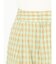 ギンガムチェックタックパンツ