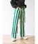 ワイドピッチストライプパンツ