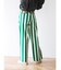 ワイドピッチストライプパンツ