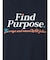 Find PurposeロゴルーズTee