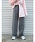 センタープレスルーズパンツ