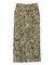 ウエストデザインスリットゼブラスカート