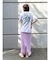 透かし編みフリンジニットスカート