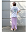 透かし編みフリンジニットスカート