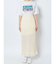 透かし編みフリンジニットスカート