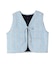 リバーシブルベロアベスト