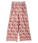 エスニックフラワープリントラフパンツ