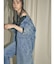 ミドル丈デニムコート