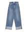 ワイドロールアップルーズデニム