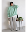 ウール混ルーズタックパンツ