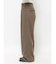 ウール混ルーズタックパンツ