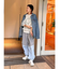カラーブロッキングナイロンパンツ