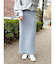 ミックスヤーンニットタイトスカート?