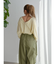 ハイツイストＶネックロングスリーブTee