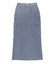 ワークデザインスリットデニムスカート