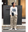 【WEB限定】ナイロン混ボリュームラフパンツ