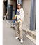 【WEB限定】ナイロン混ボリュームラフパンツ