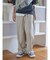 【WEB限定】ナイロン混ボリュームラフパンツ