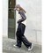 【WEB限定】ナイロン混ボリュームラフパンツ