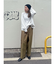 【WEB限定】ナイロン混ボリュームラフパンツ