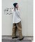 【WEB限定】ナイロン混ボリュームラフパンツ