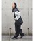 【WEB限定】ナイロン混ボリュームラフパンツ