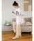透かし編みスカートセットパンツ