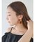 ウッドフープピアス
