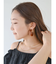 ウッドフープピアス