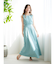 スクエアトゥフェイクレザーサンダル