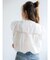 コットンノースリフリルブラウス