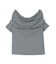 オフショルギャザーTee