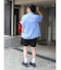 【WEB限定】ハーフスリーブチェックルーズシャツ