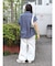 【WEB限定】ハーフスリーブチェックルーズシャツ