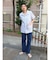 【WEB限定】ハーフスリーブチェックルーズシャツ