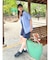 【WEB限定】ハーフスリーブチェックルーズシャツ