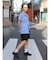 【WEB限定】ハーフスリーブチェックルーズシャツ