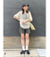 アルパカ混透かし編みニット
