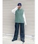 【WEB限定】パッチワークケーブルニットベスト