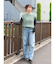 【WEB限定】パッチワークケーブルニットベスト