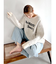 【WEB限定】ロゴルーズニット