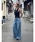 Levi's別注 XL STRAIGHTダメージデニム