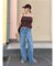 Levi's別注 XL STRAIGHTダメージデニム