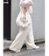 ジャカードワイドラフパンツ