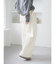 コーデュロイワイドパンツ