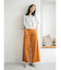 コーデュロイワイドパンツ