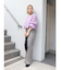 サイドスリットリブニットスカート