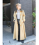 リバーシブルチェックロングコート