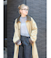 リバーシブルチェックロングコート