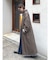 リバーシブルチェックロングコート